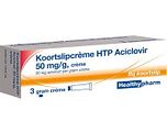 Healthypharm Koortslipcrème Aciclovir 3GR Healthypharm Koortslipcrème Aciclovir 3GR