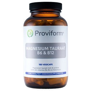 Proviform Magnesium Tauraat B6 & B12 Vegicaps 180VCP