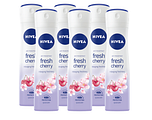 Nivea Fresh Cherry Anti-Transpirant Voordeelverpakking 6x150ML