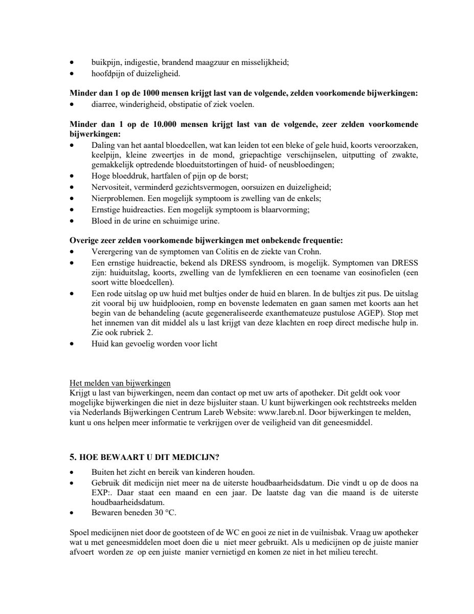 Reliva Forte Oval Tabs 400 mg - voor pijn en koorts afbeelding van document #6, leaflet