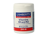 Lamberts Vitamine D3 En K2 Capsules 90CP Lamberts Vitamine D3 En K2 Capsules 90CP