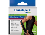 Actimove Kinesiology Tape Zwart 5cm x 5m 1ST Actimove Kinesiology Tape Zwart 5cm x 5m 1ST