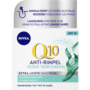Nivea Q10 Power Anti-Rimpel + Porie Verfijnende Dagcrème 50ML Nivea Q10 Power Anti-Rimpel + Porie Verfijnende Dagcrème 50ML