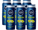 Nivea Men Energy Shower Gel Voordeelverpakking 6x500ML
