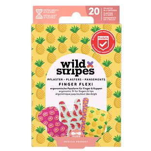 Wild Stripes Pleister Finger Flexi 20ST Wild Stripes Pleister Finger Flexi 20ST