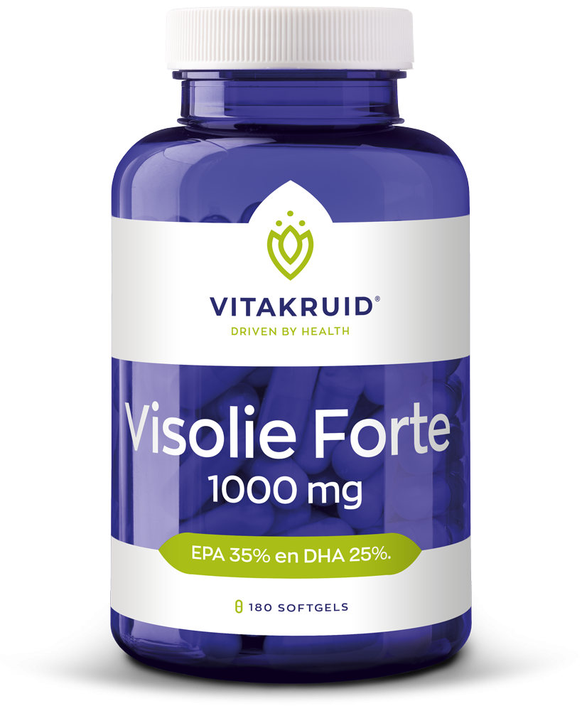 Vitakruid Visolie Forte 1000 mg EPA 35% DHA 25% 180