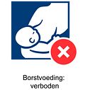 Borstvoeding: verboden