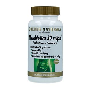 Golden Naturals Microbiotica 30 Miljard Capsules 30VCP