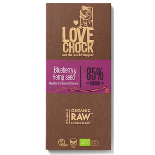 Lovechock Blueberry & Hempseed Tablet 70GR Lovechock Blueberry & Hempseed Tablet 70GR