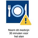 Neem dit medicijn 30 minuten voor het eten