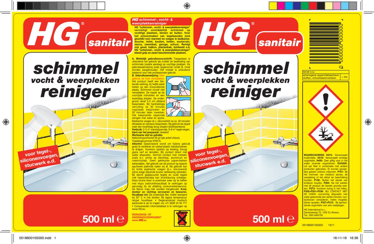 Schimmel Reiniger afbeelding van document #1, label