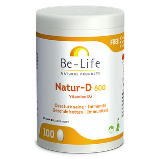 Be-Life Natur-D 800 Capsules 100CP Be-Life Natur-D 800 Capsules 100CP