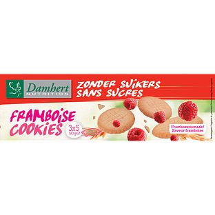 Damhert Framboise Cookies Suikervrij 90GR