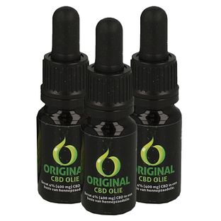 Original CBD CBD-Olie 400mg 4% 10ml 3st 3x10ML