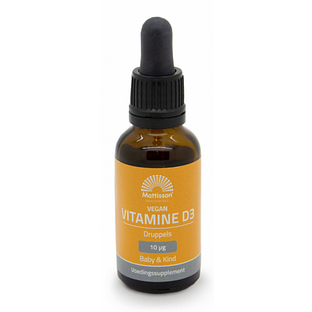 Mattisson HealthStyle Vitamine D3 Baby&Kind Vegan Druppels 25ML