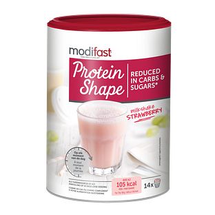 Modifast Protein Shape Milkshake Aardbei 420GR Modifast Protein Shape Milkshake Aardbei 420GR