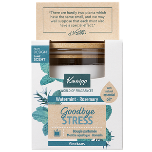 Kneipp Goodbye Stress Geurkaars Watermint-Rosemary 145ML