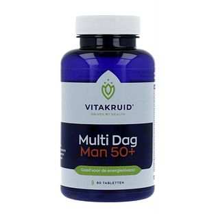 Vitakruid Multi Dag Man 50+ 100% Vegan 90TB