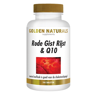 Golden Naturals Rode Gistrijst & Q10 Tabletten 240TB