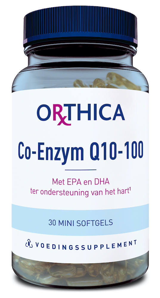 Orthica Co-Enzym Q10-100 Softgels afbeelding 1