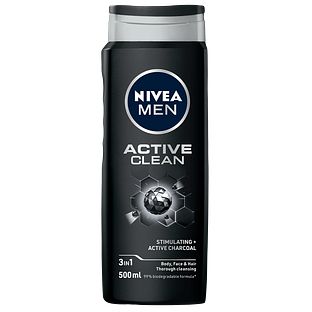 Nivea Men Active Clean Shower Gel 500ML