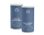 Mattisson HealthStyle Creatine Monohydraat Poeder en Sport Wei Proteïne Poeder Combi Set 2 Stuks
