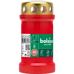 Bolsius Graflicht Rood Met Deksel Nr3 1ST Bolsius Graflicht Rood Met Deksel Nr3 1ST