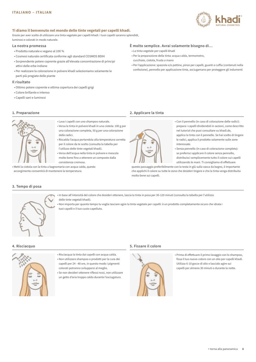 Haarverf Ash Brown afbeelding van document #8, instructions