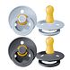 BIBS Fopspeen 6-18 Maanden Iron/Baby Blue 2ST BIBS Fopspeen 6-18 Maanden Iron/Baby Blue 2ST