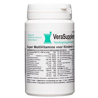 VeraSupplements Super Multi Kinderen Poeder 150GR VeraSupplements Super Multi Kinderen Poeder 150GR