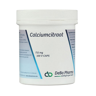 DeBa Pharma Calciumcitraat Capsules 100VCP