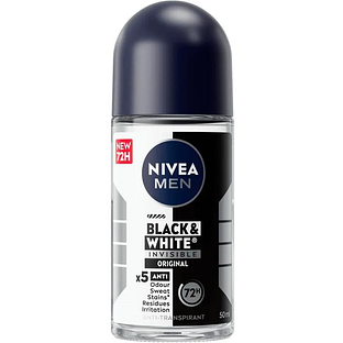 Nivea Men Black & White Invisible Original Roll-on 50ML