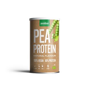 Purasana Vegan Protein Poeder Erwt Naturel 400GR Purasana Vegan Protein Poeder Erwt Naturel 400GR