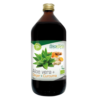 Biotona Aloe Vera + Ginger + Curcuma Sap Bio 1000ML