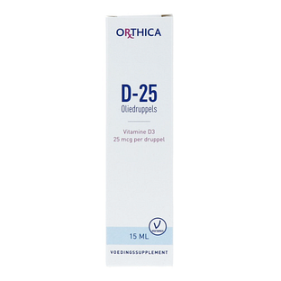 Orthica D-25 Oliedruppels 15ML