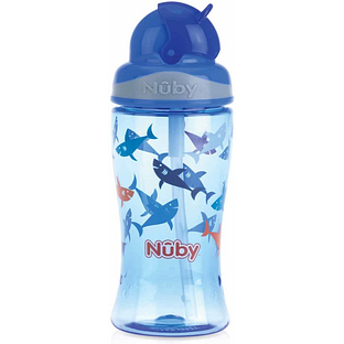 Nuby Flip-It Beker uit Tritan™ Blauw  3jaar+ 360ML