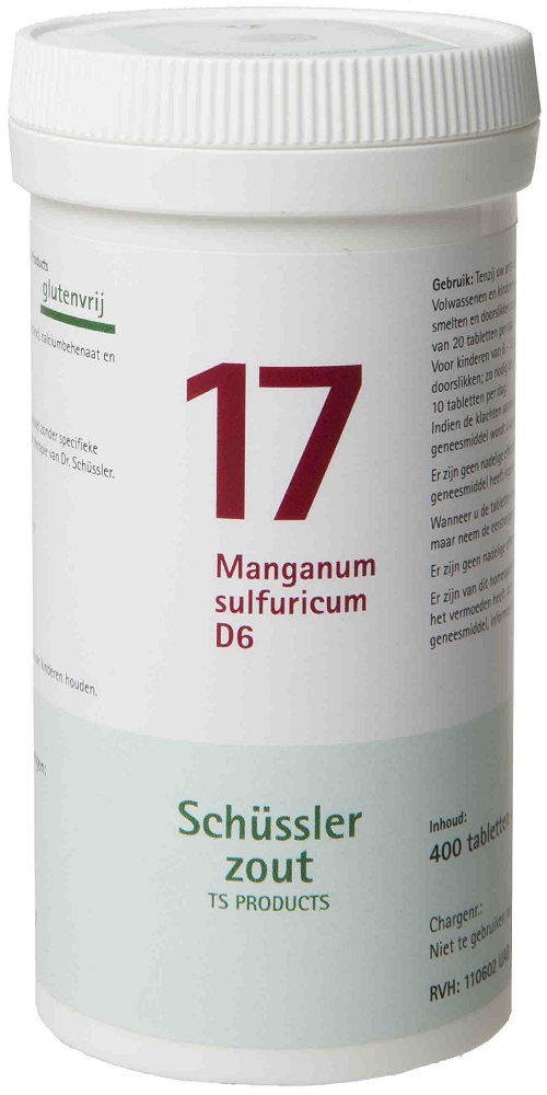 Pfluger Celzout 17 Manganum Sulfuricum D6 Tabletten afbeelding