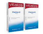 Vitalize Vitamine K2 Capsules Voordeelverpakking 2x60CP