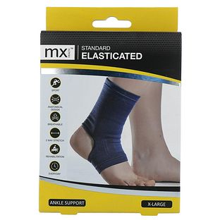 MX Health Standard Elasticated Ankle Support XL 1ST MX Health Standard Elasticated Ankle Support XL 1ST