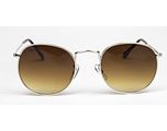 Melleson Optics Melleson Zonnebril Rond Zilver 1ST