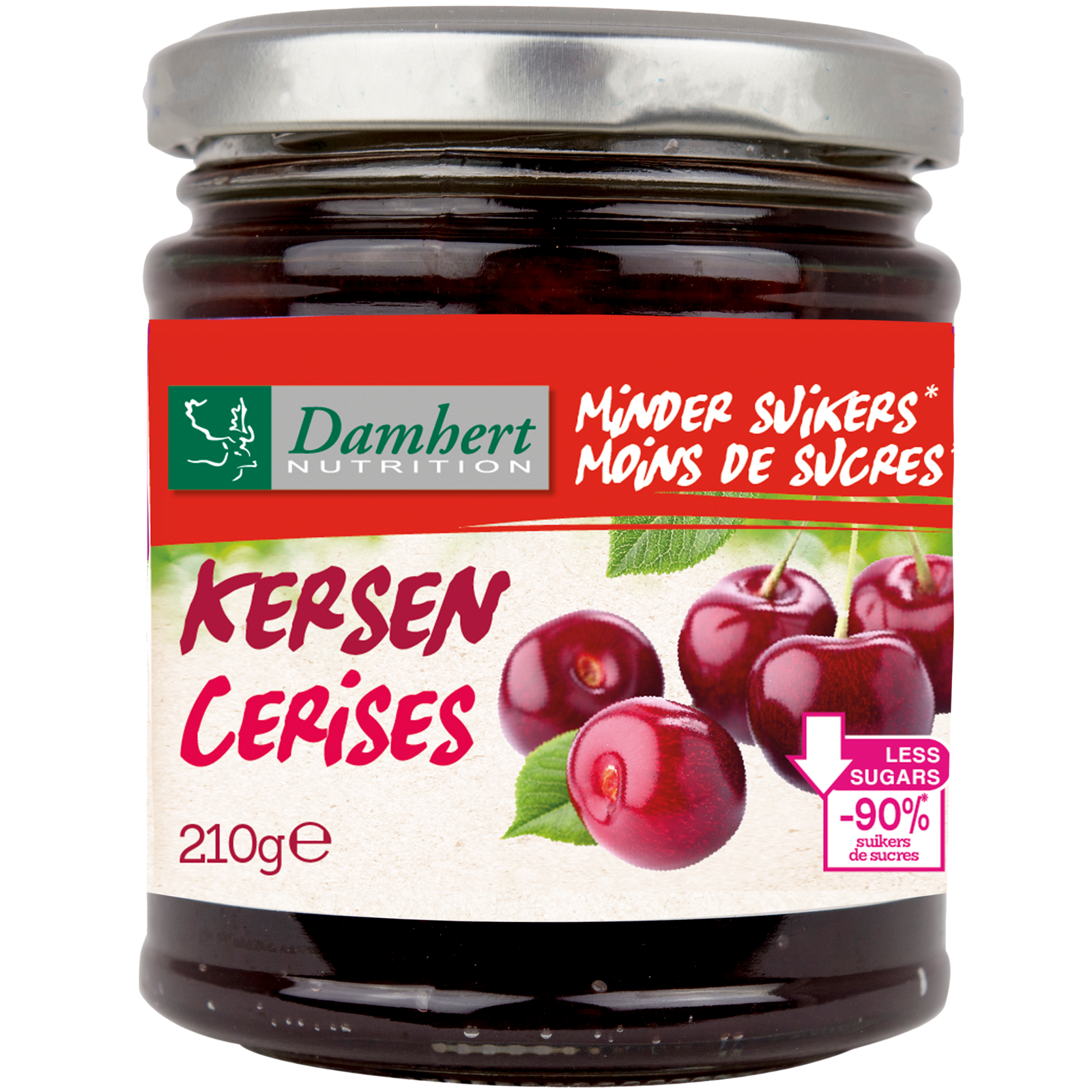 Damhert Low Carb Confituur kersen afbeelding