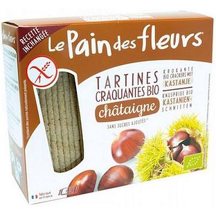 Le Pain des Fleurs Kastanje Crackers Bio 150GR