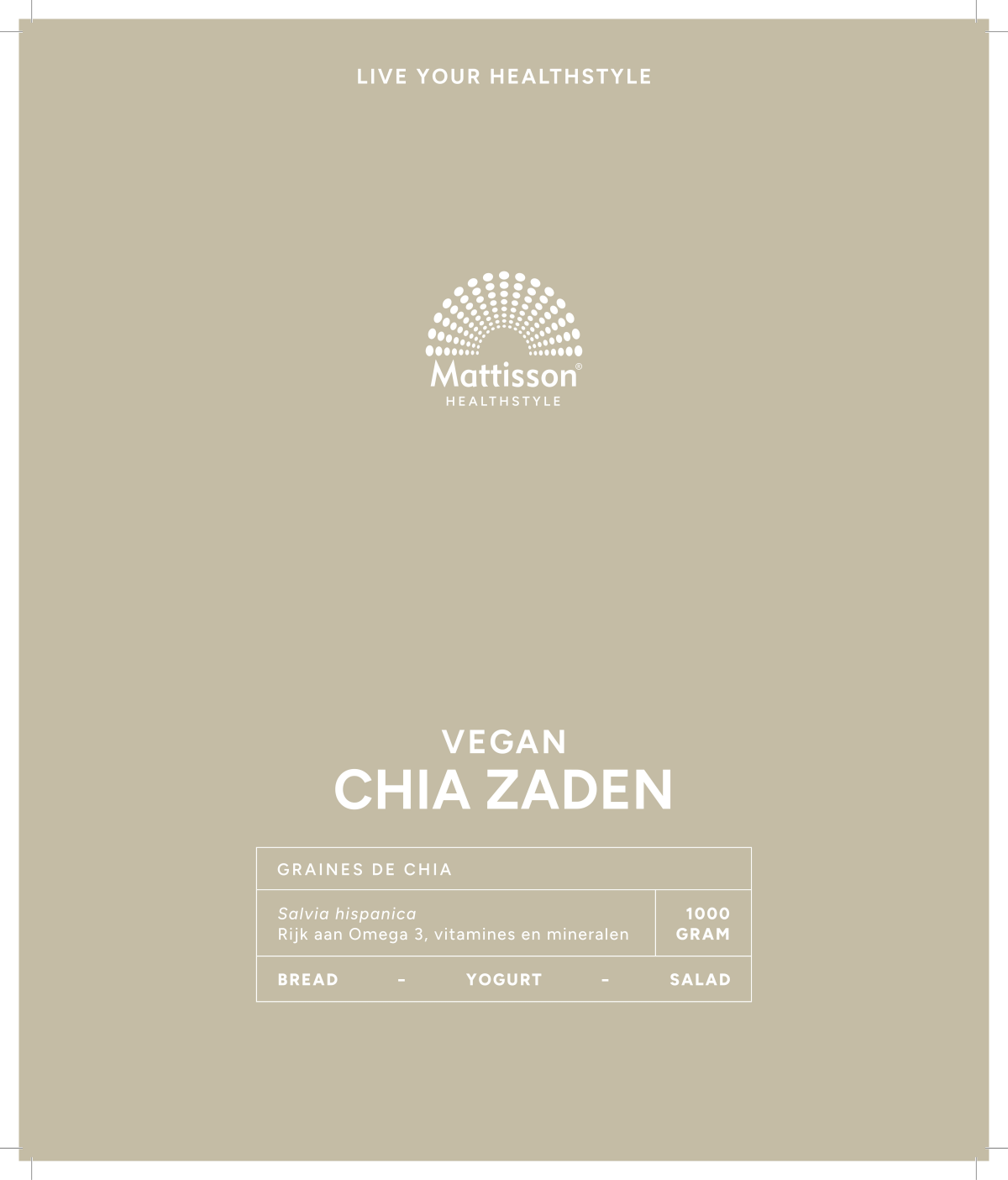 Absolute Chia Zaden afbeelding van document #1, label