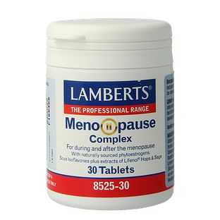 Lamberts Menopauze Complex Tabletten 30TB Lamberts Menopauze Complex Tabletten 30TB