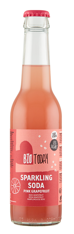 BioToday Sparkling Soda Pink Grapefruit afbeelding 1