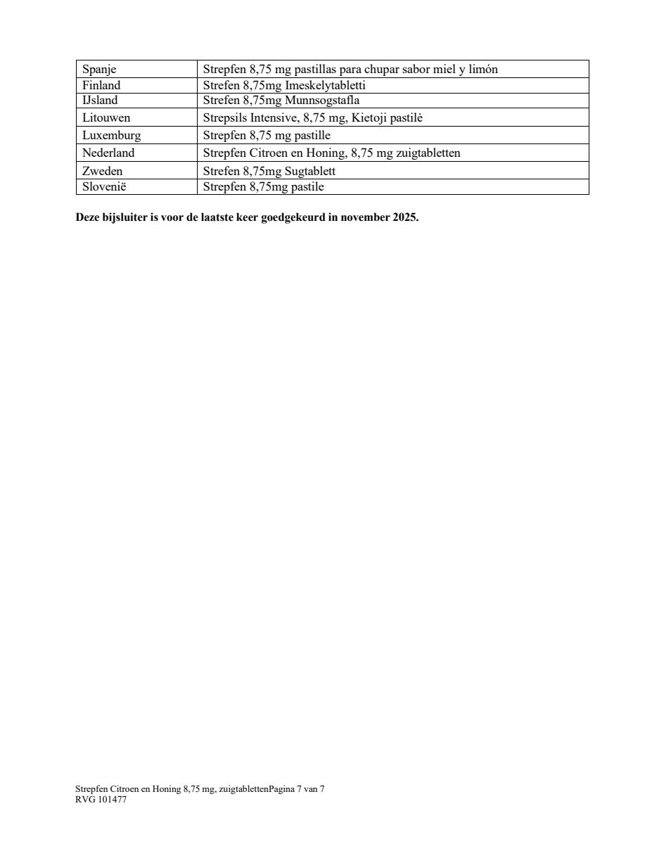 Citroen & Honing 8,75 MG Zuigtabletten afbeelding van document #7, leaflet