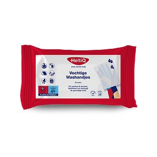 HeltiQ Vochtige Washandjes 20ST