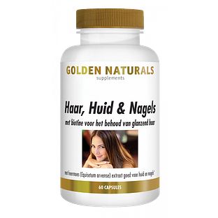 Golden Naturals Haar Huid & Nagels Capsules 60VCP