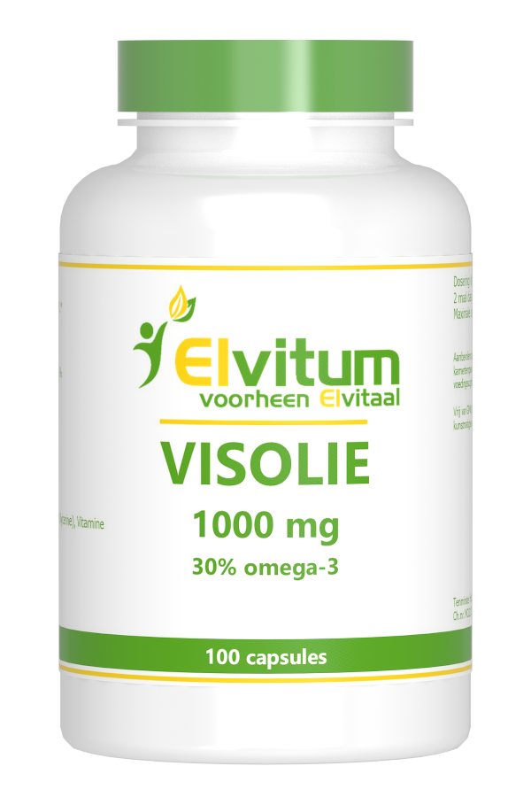 Elvitum Visolie 1000mg Capsules 100CP