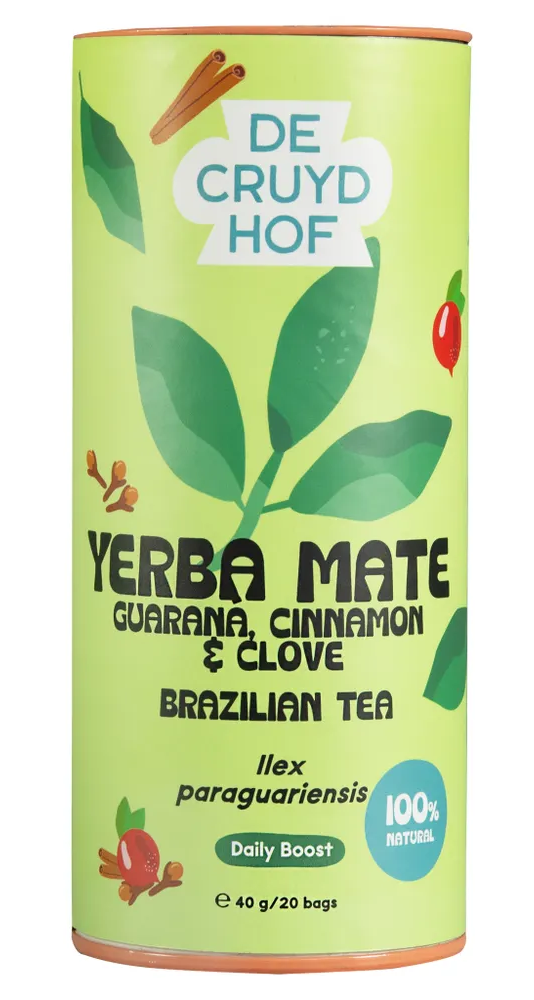 De Cruydhof Cruydhof Thee Yerba Mate Guarana/ Ilex Paraguariensis 20ST